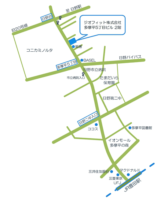 アクセスマップ